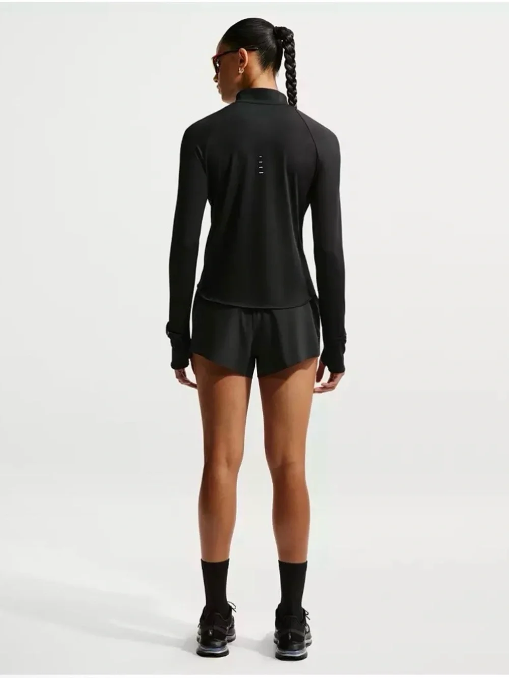 Nike Women's Swift Dri-FIT UV 1/4-Zip Running Top Size S NWT